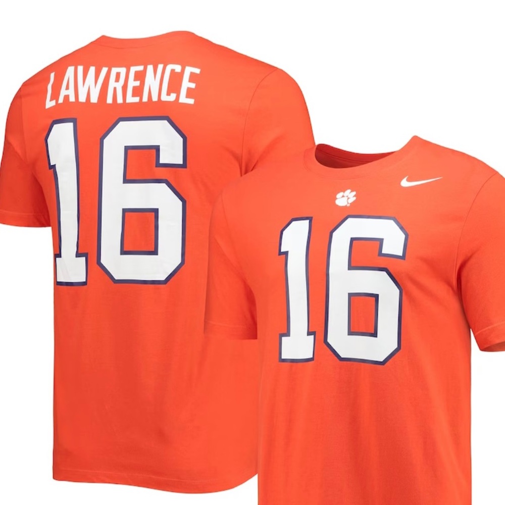New - Nike Trevor Lawrence Clemson Alumni Tee #16 - Men’s L - NWT - Never worn